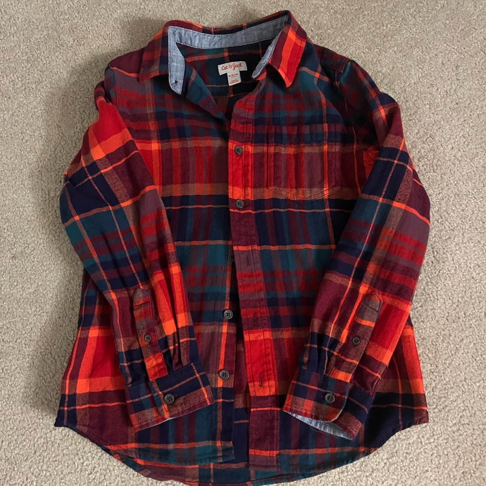 Boys Cat & Jack flannel shirt